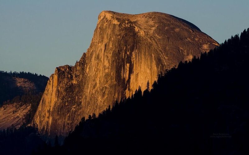 Half Dome Mountain — Brown