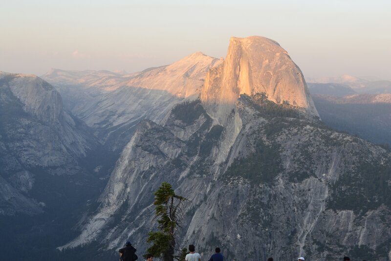 Half Dome Mountain — Gray, Serene, Sunset