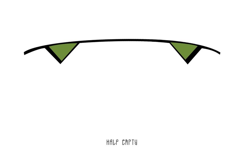half empty banner