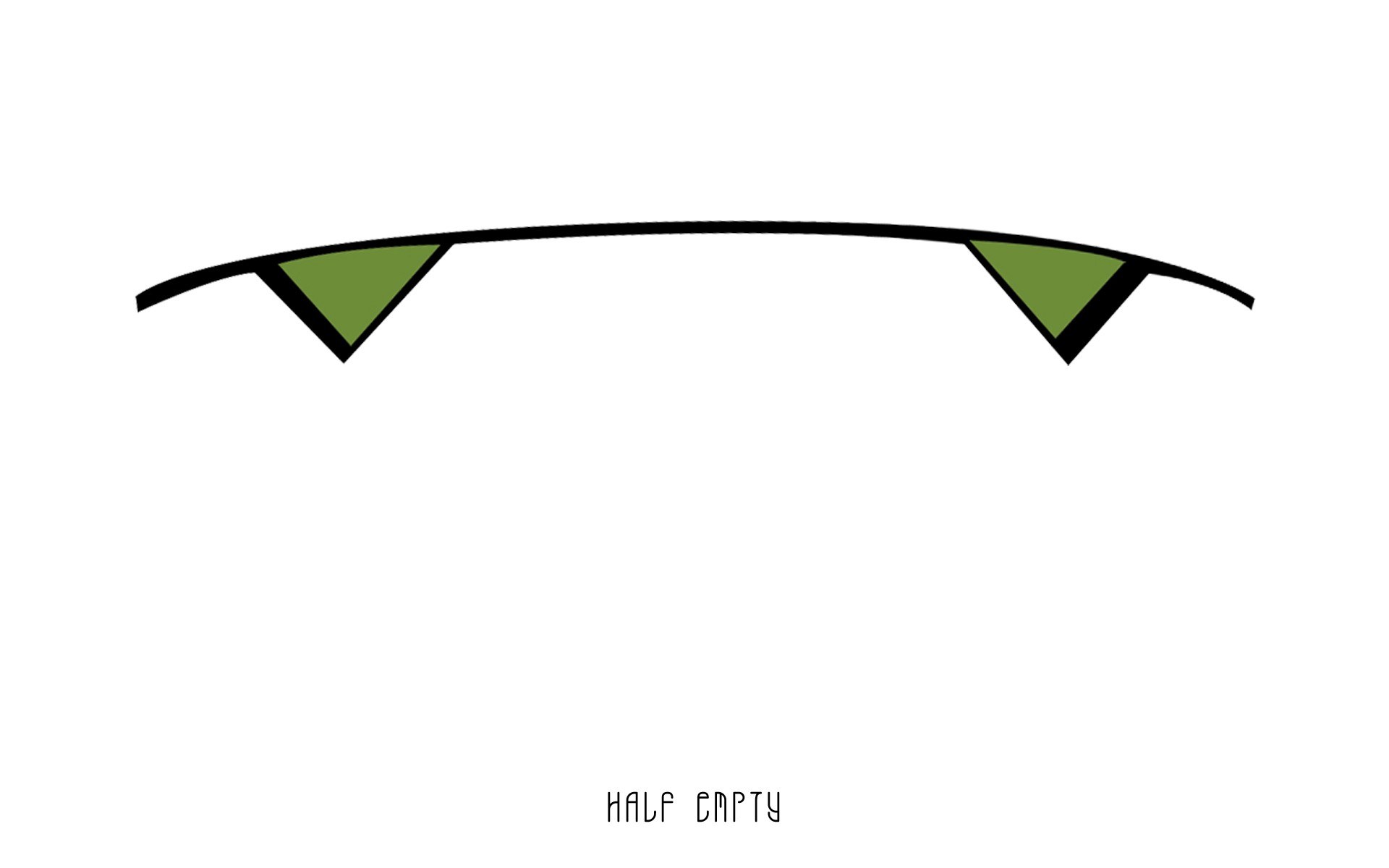 half empty banner