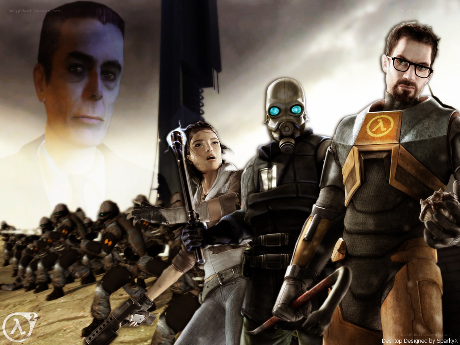 Half-Life 2 characters in action