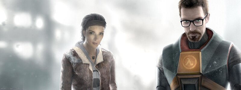 Half-Life 2 characters in fog