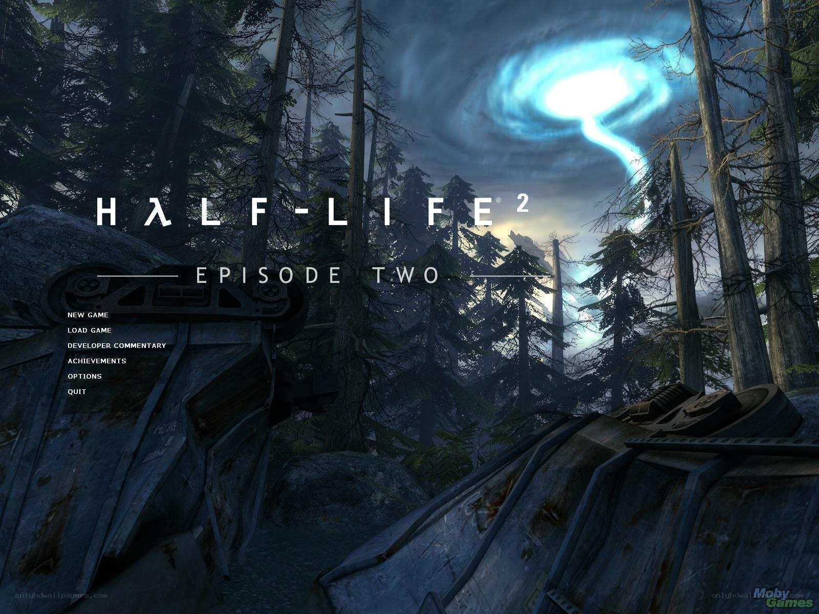 Half-Life 2 Episode Two menu