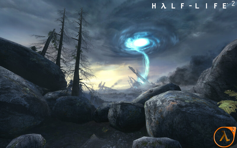 Half-Life 2 game scene
