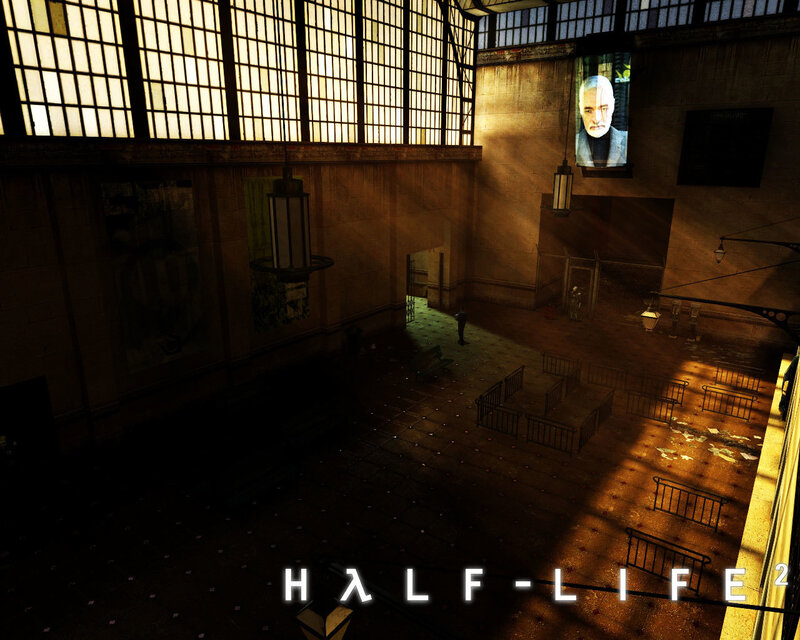Half-Life 2 interior scene