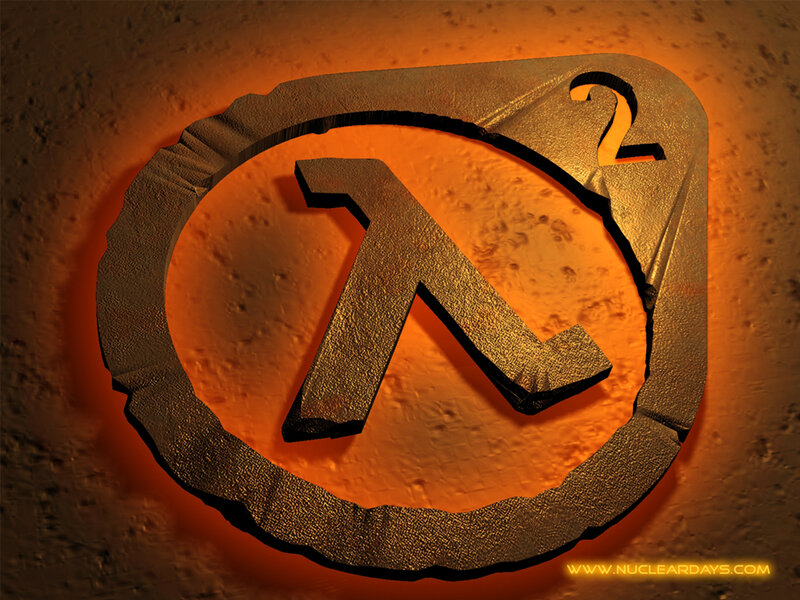 Half-Life 2 Logo — Orange, Dramatic