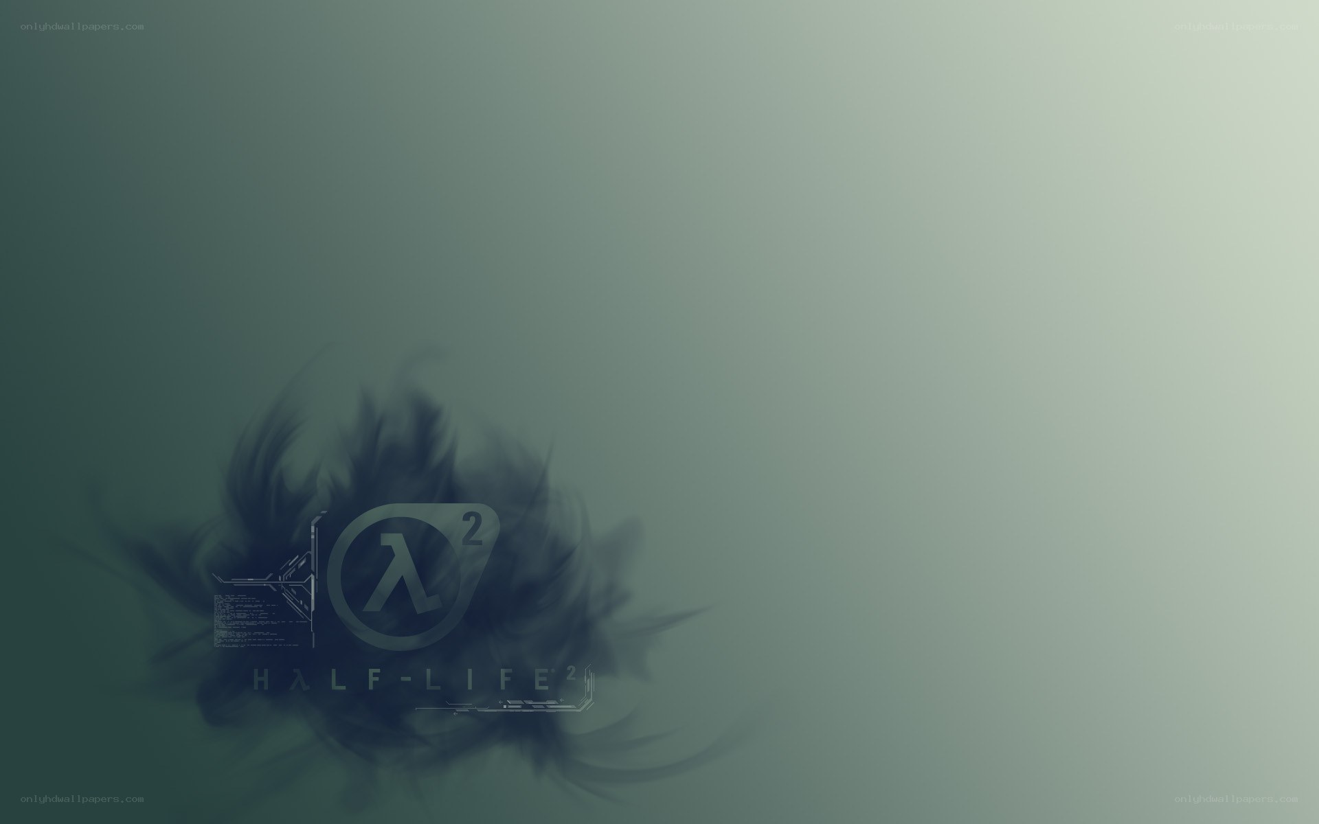 Half-Life 2 logo wallpaper