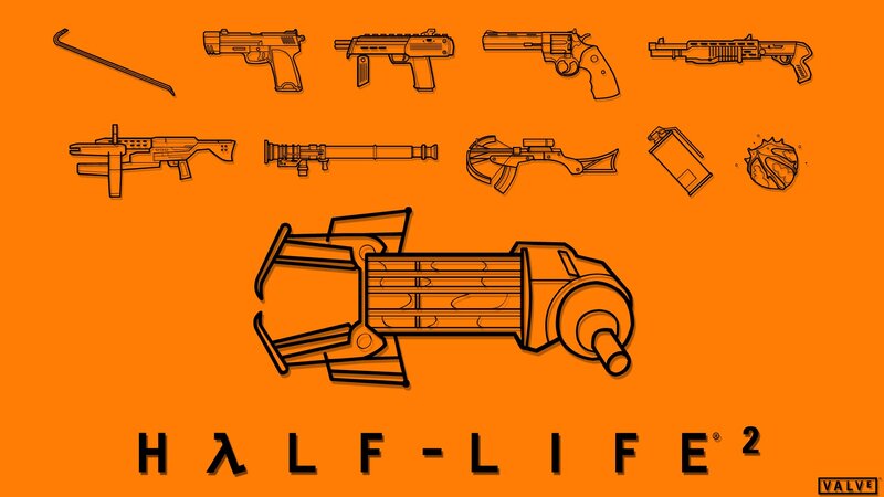 Half-Life 2 weapon lineup