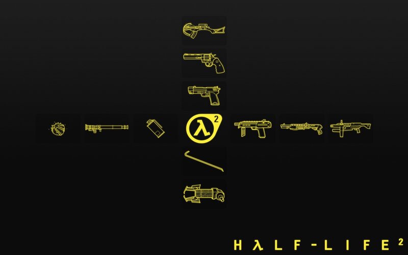 Half-Life 2 weapon selection
