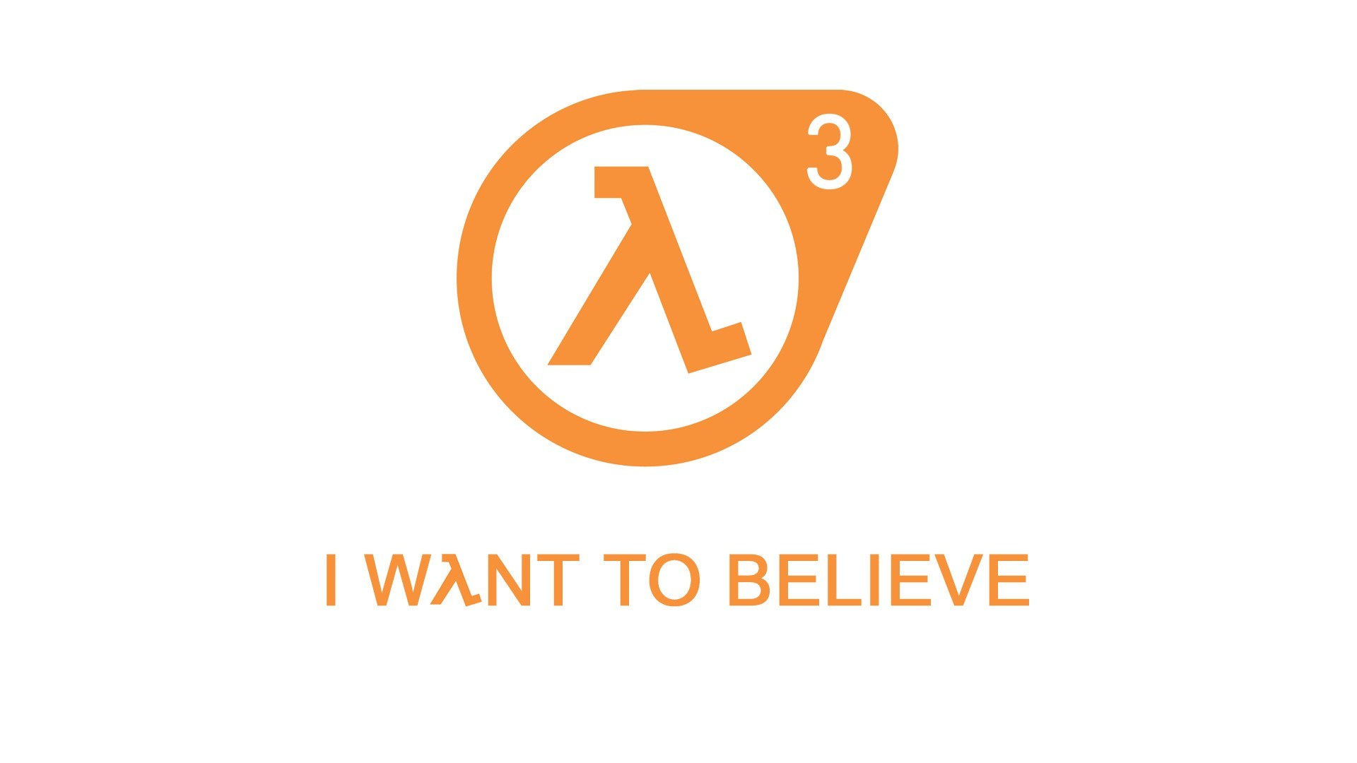 Half-Life 3 logo with tagline