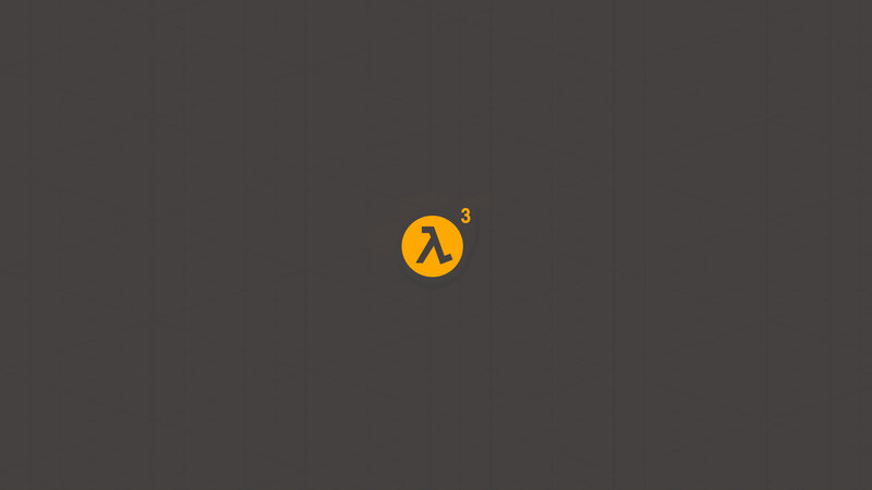 Half-Life 3 Logo — Yellow
