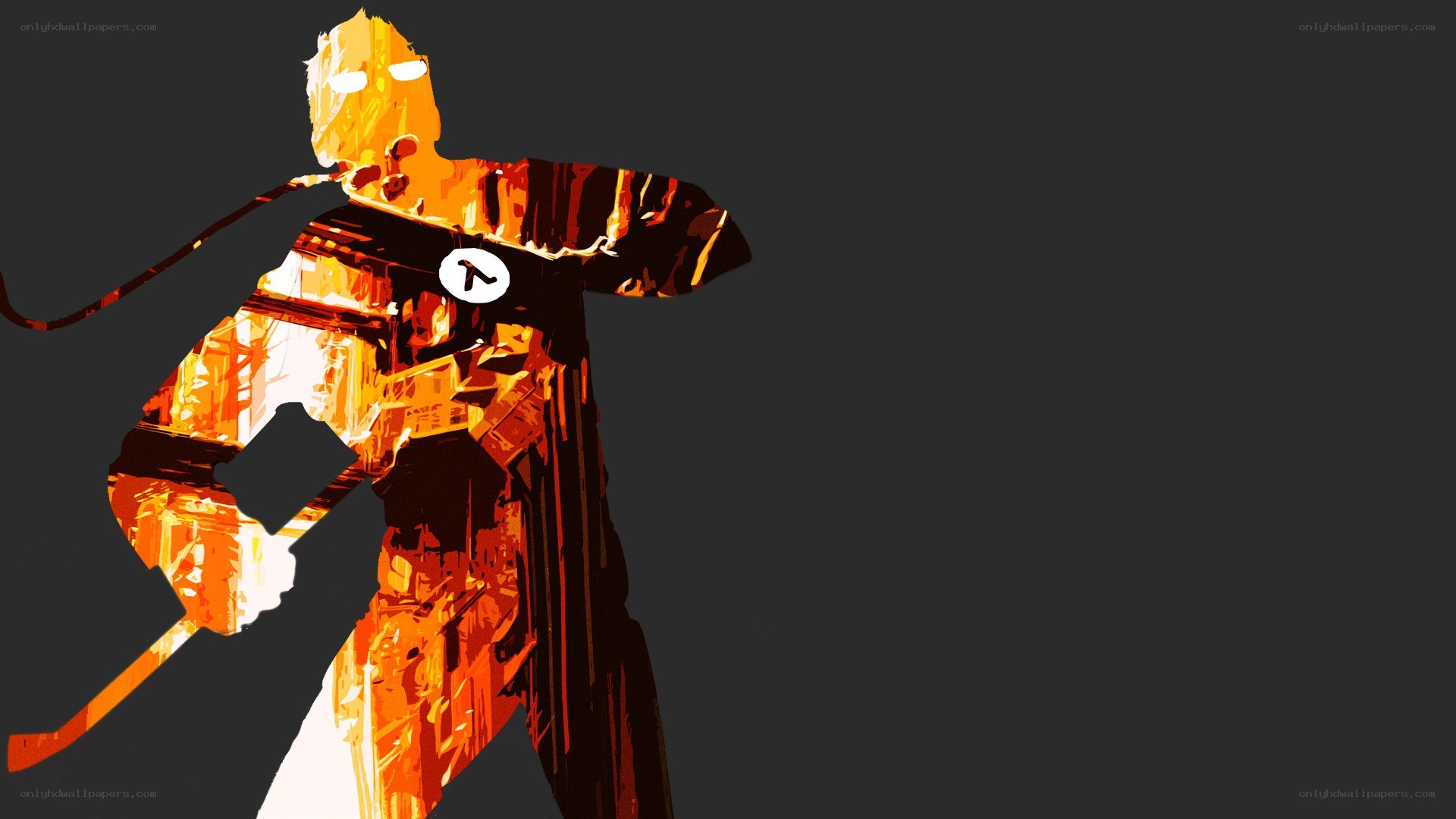 Half-Life character silhouette