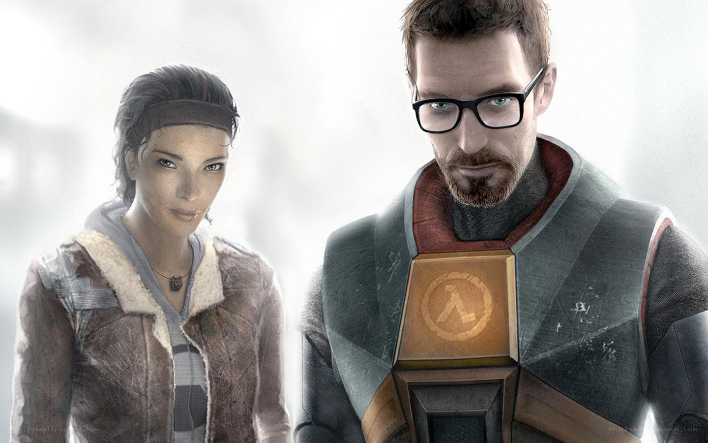 Half-Life characters in futuristic gear