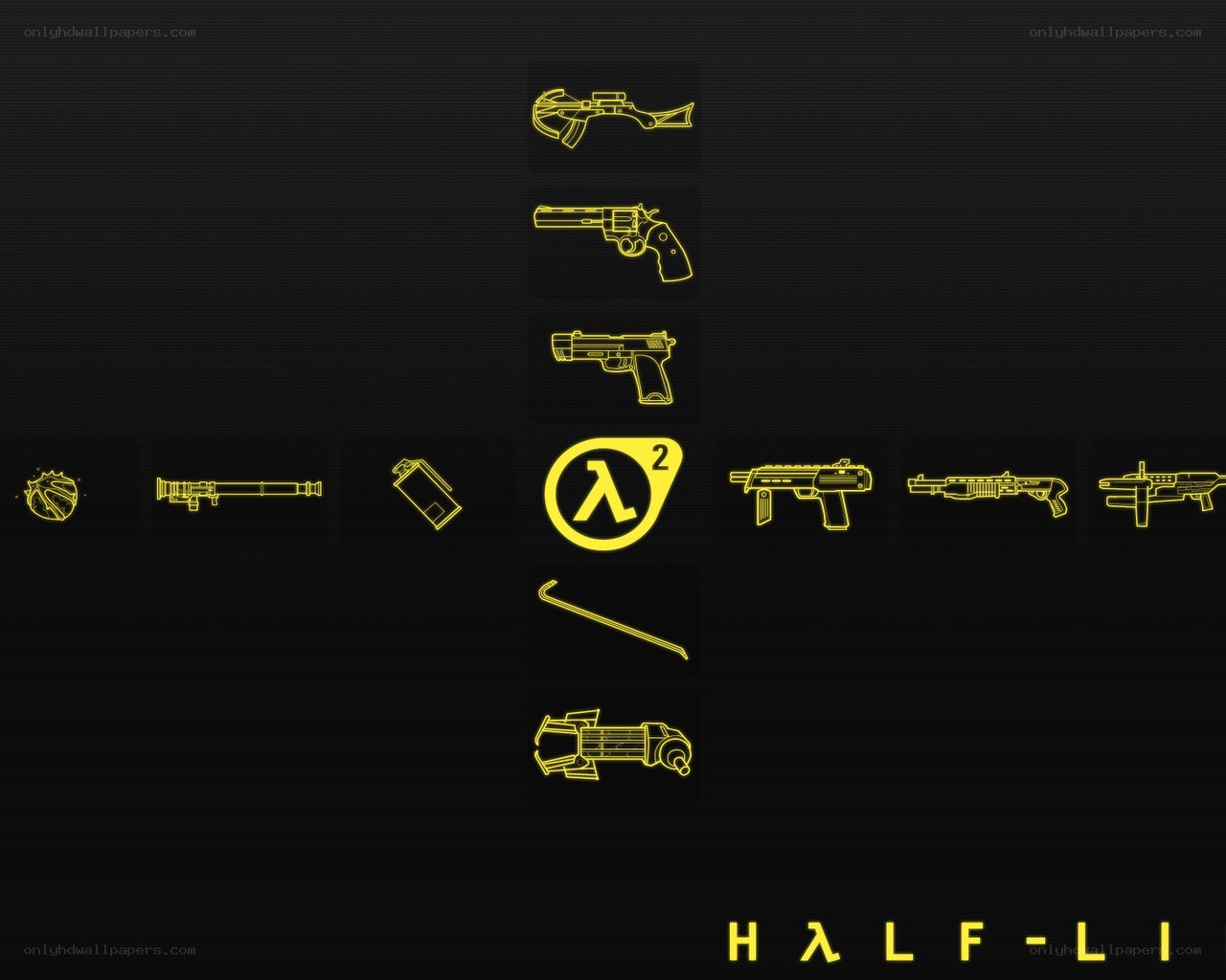 Half-Life game weapon icons