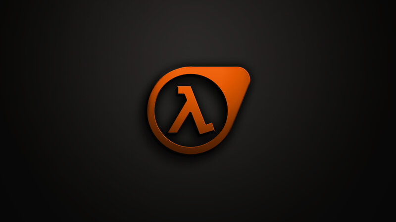 Half-Life Logo — Black