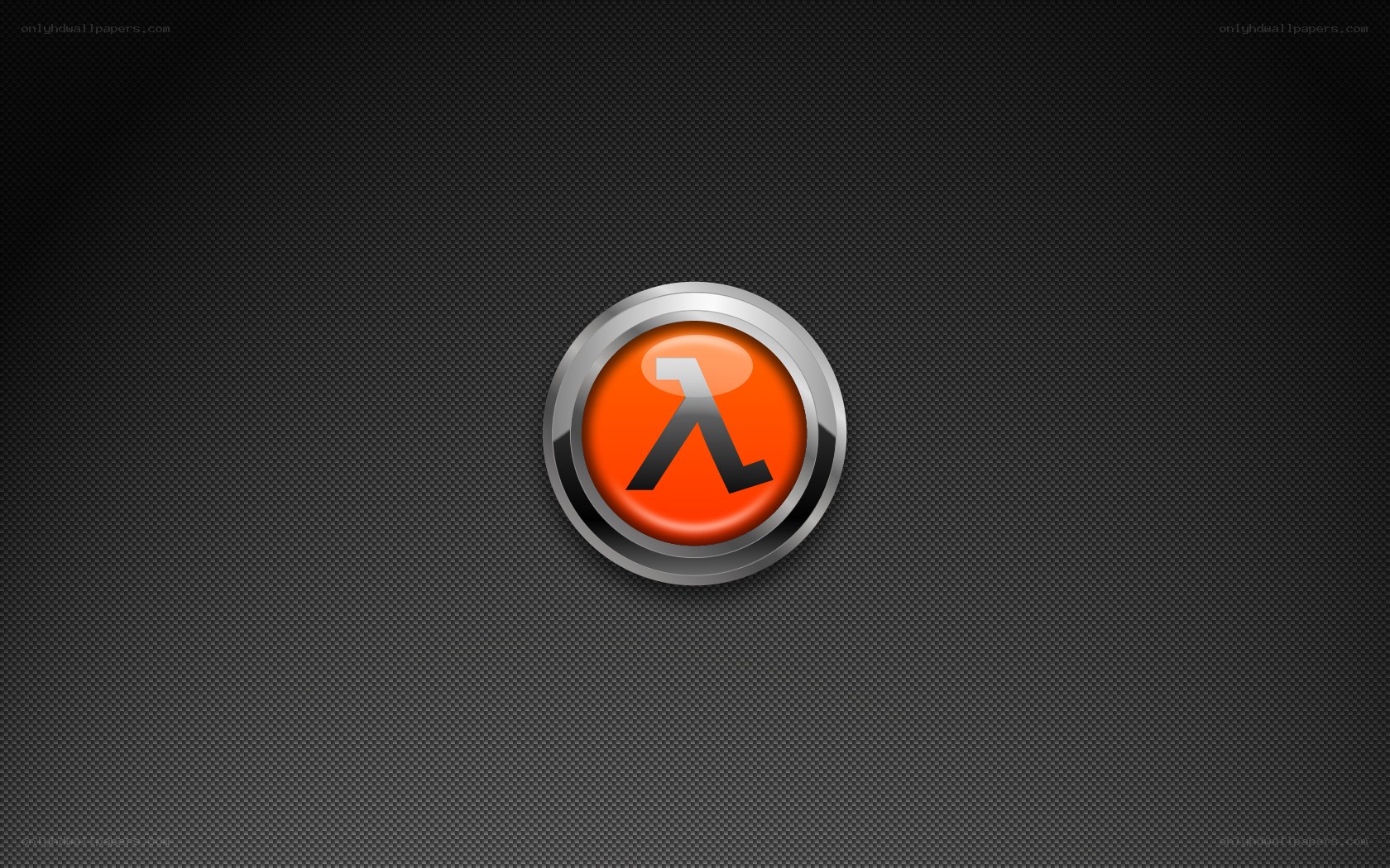 Half-Life logo on dark background
