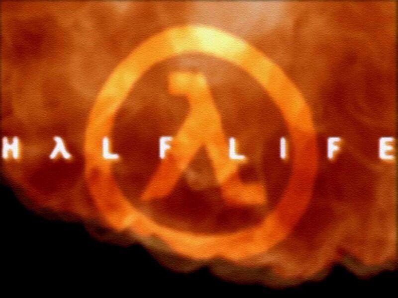 Half-Life Logo — Orange