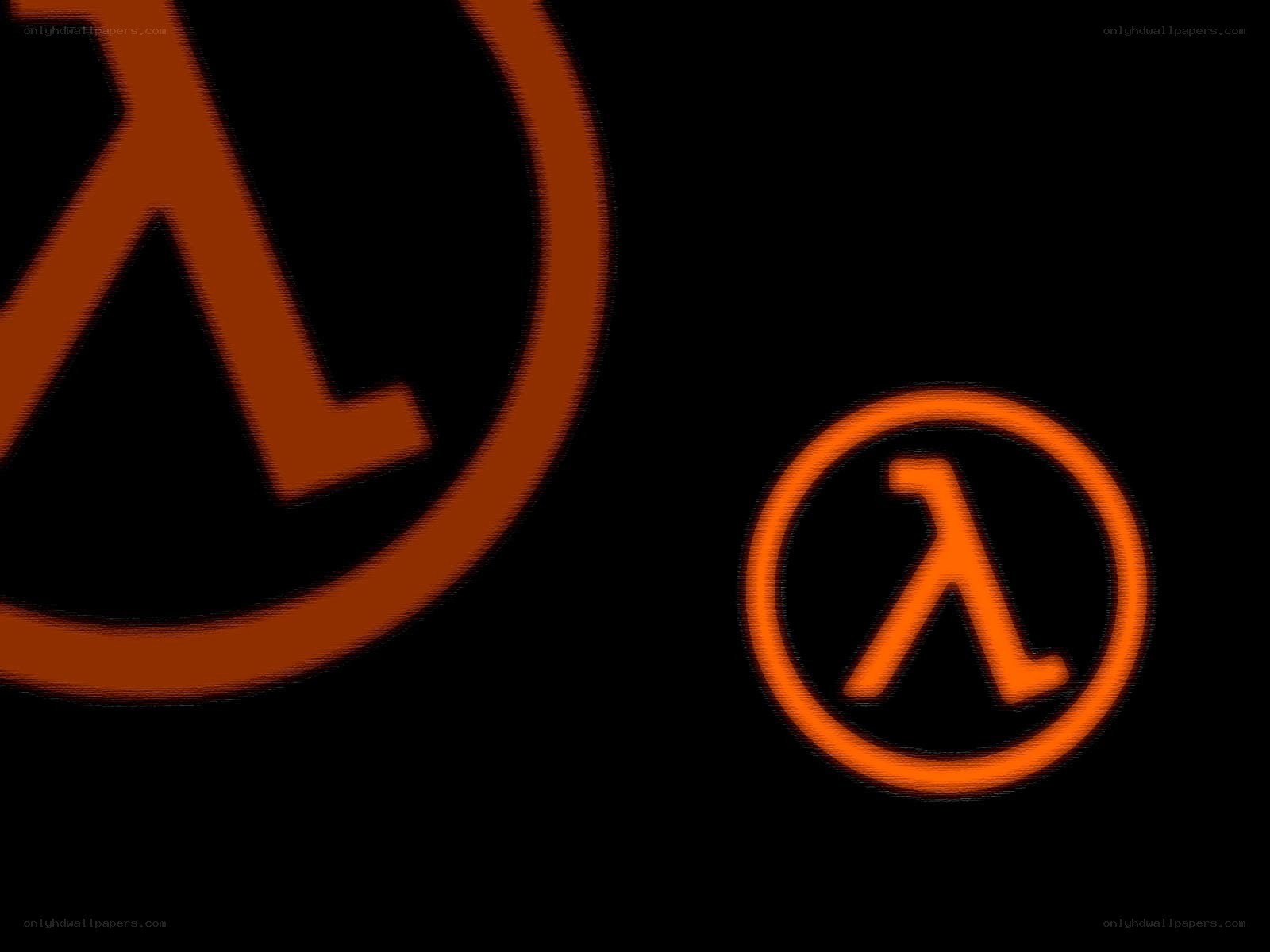 Half-Life logo symbols