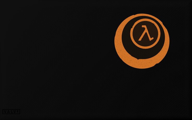 Half-Life logo wallpaper