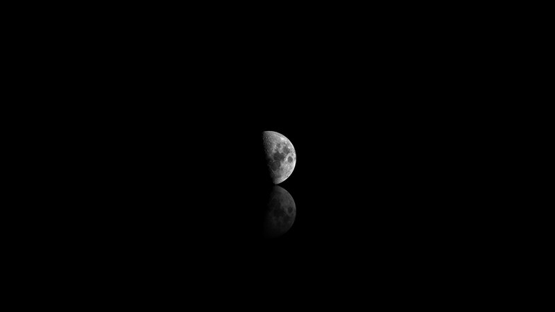 Half Moon Reflection