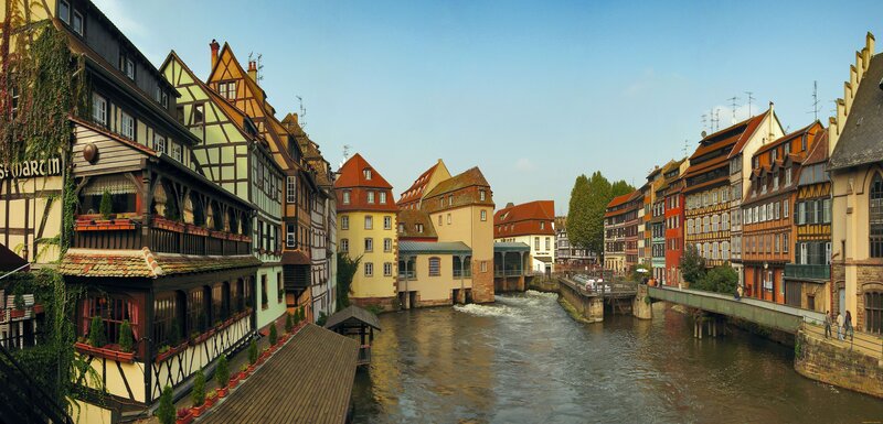 Half-timbered Buildings — Brown, Serene