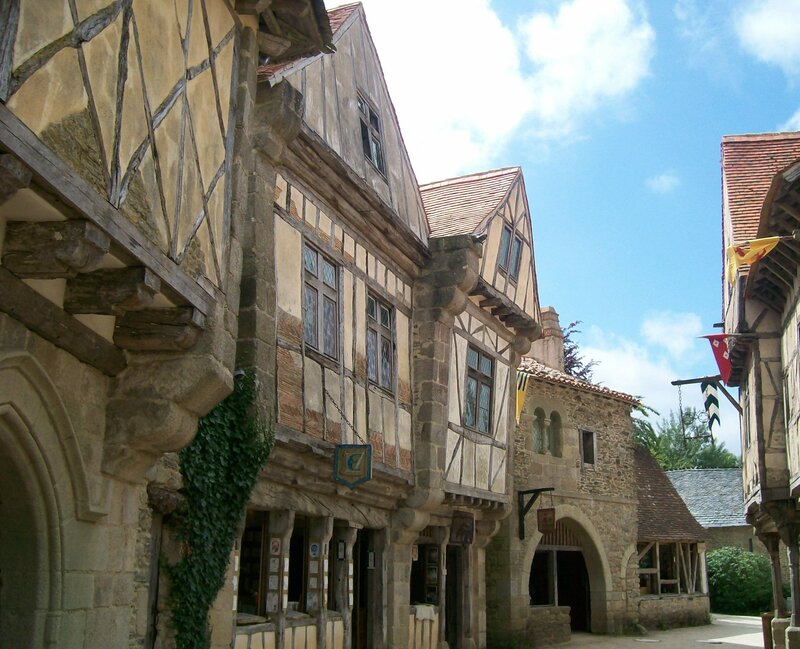 Half-timbered Buildings — Brown