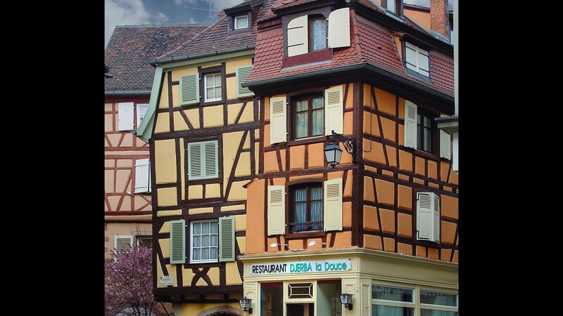 Half-timbered Buildings — Yellow