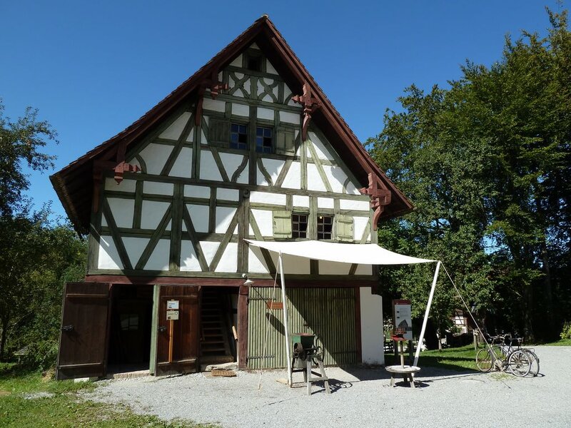 Half-timbered House — White