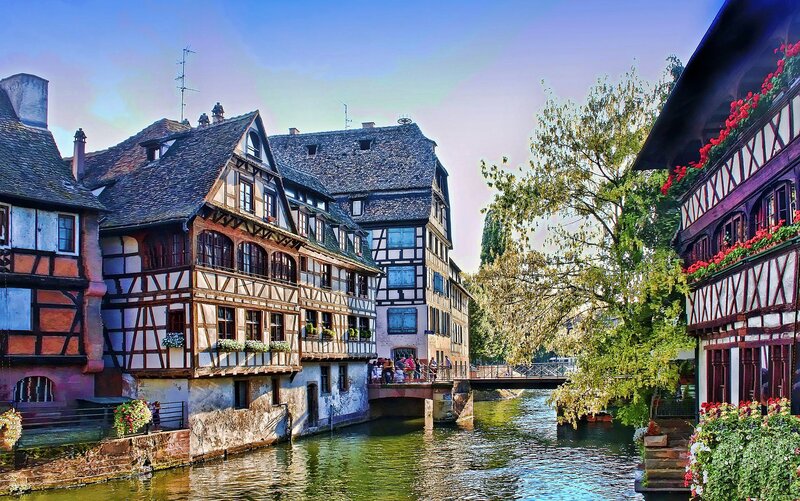Half-timbered Houses — Brown