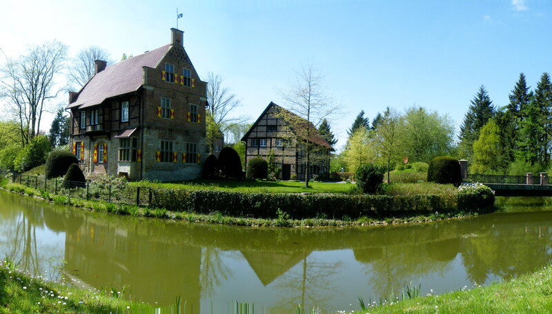 Half-timbered Houses — Green, Serene