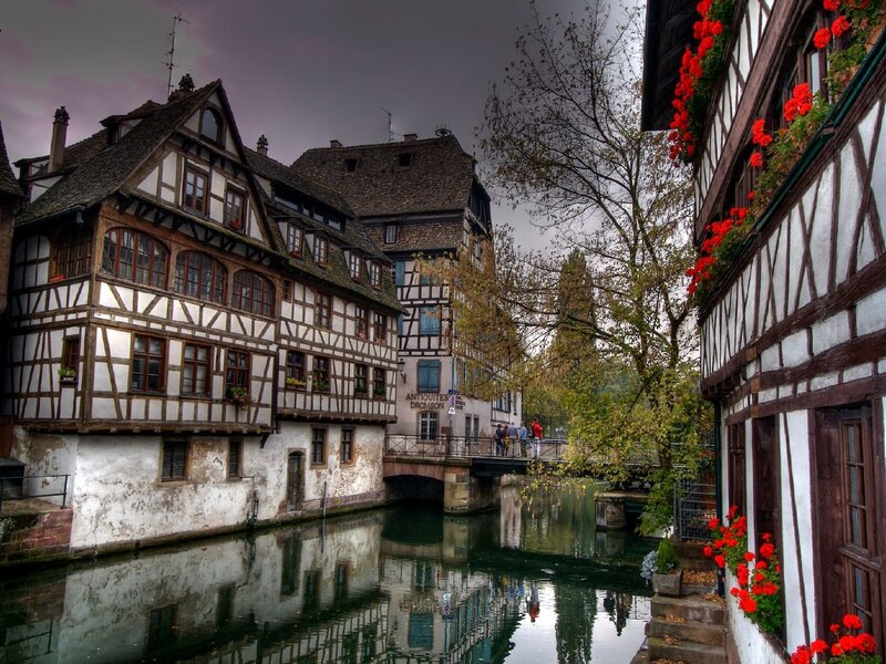 Half-timbered houses in Strasbourg