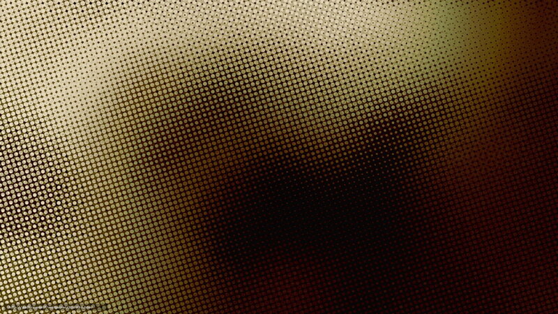Halftone Dot Pattern — Brown