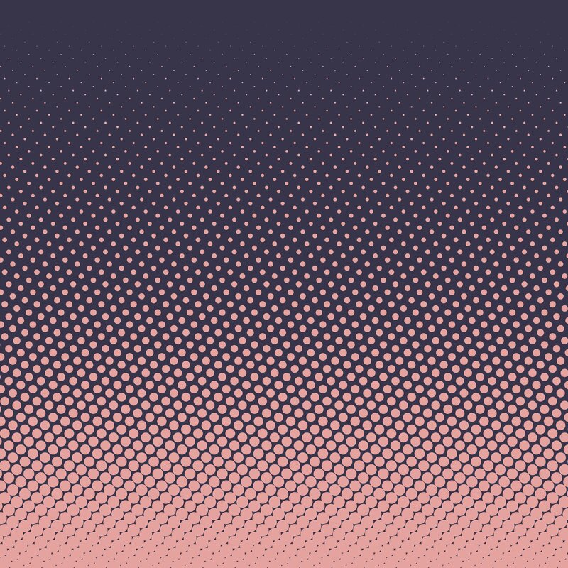 Halftone Dot Pattern — Pink