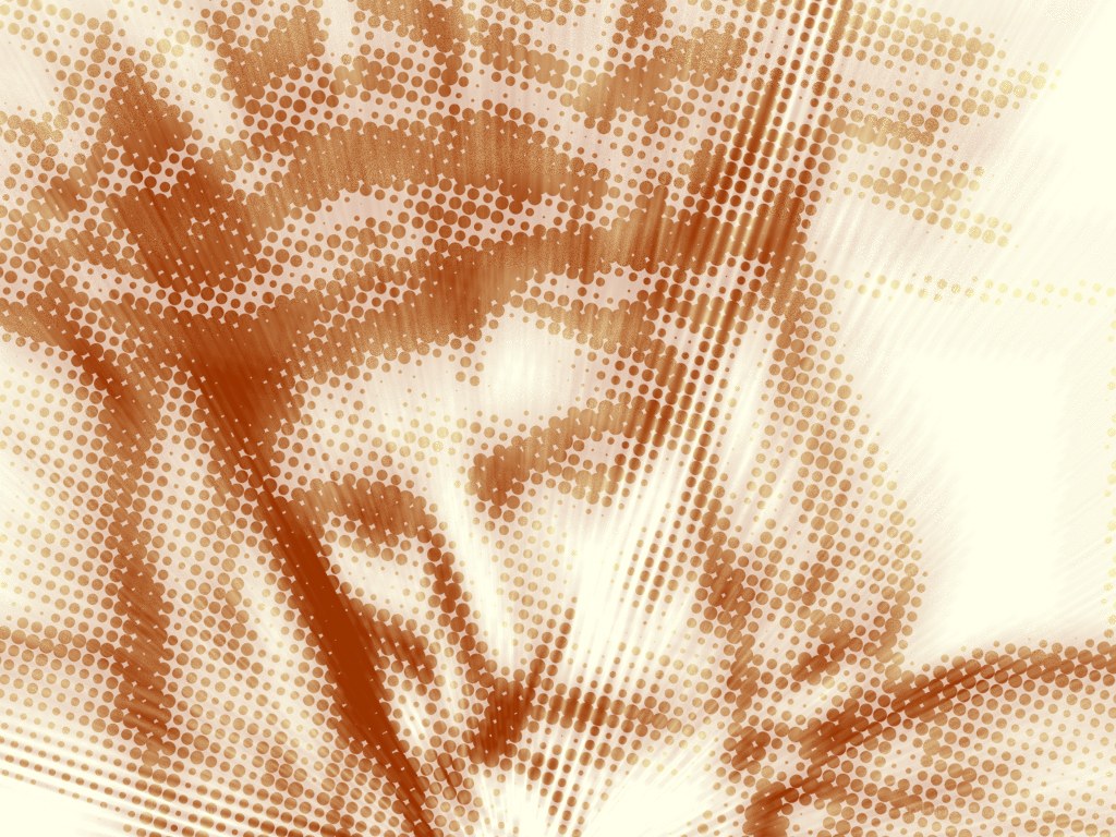 halftone pattern with light burst