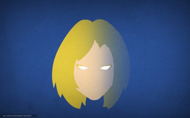 halftone portrait of a woman