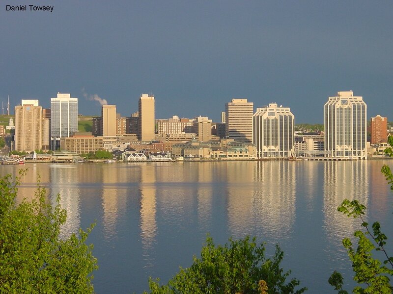 Halifax skyline across the harbor