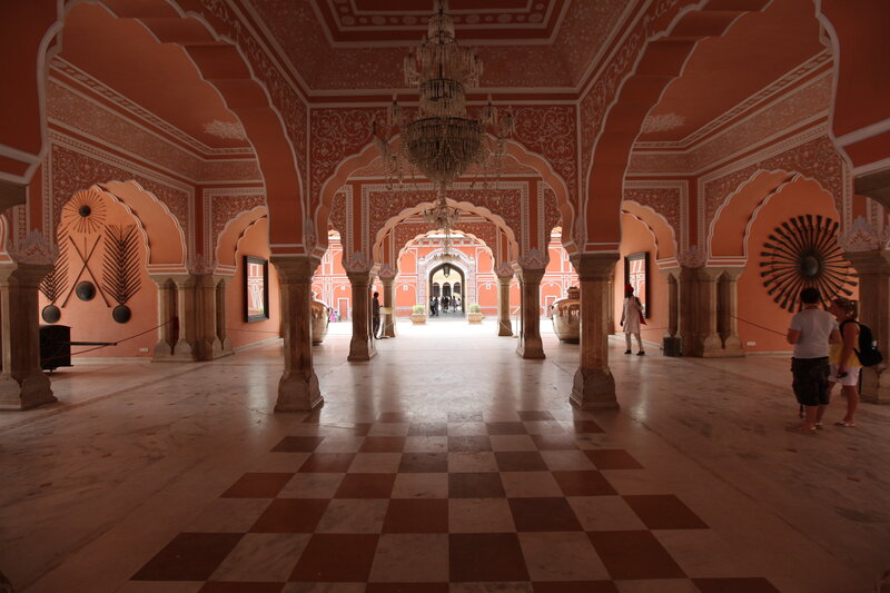Hall with Arched Ceilings