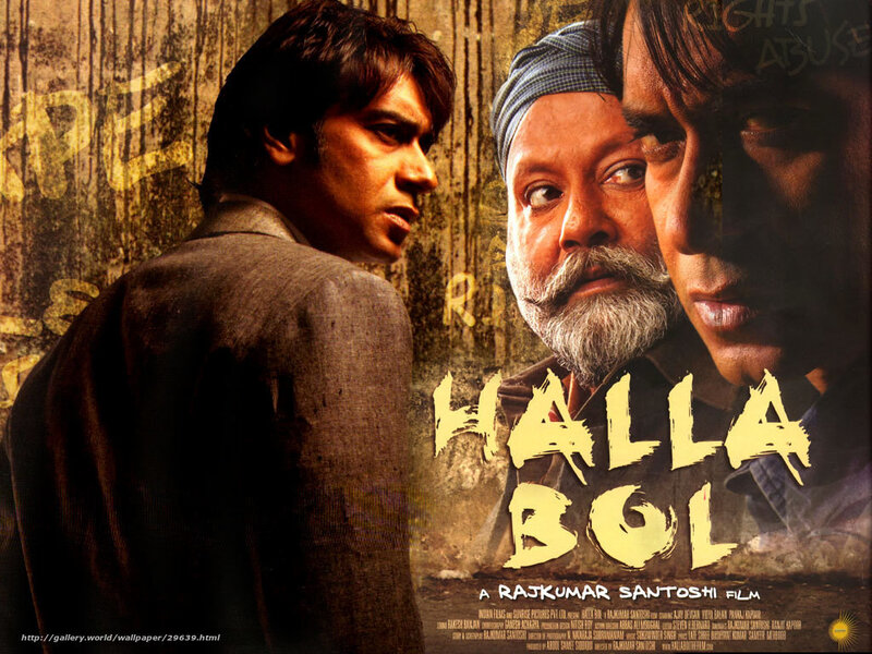 Halla Bol movie poster