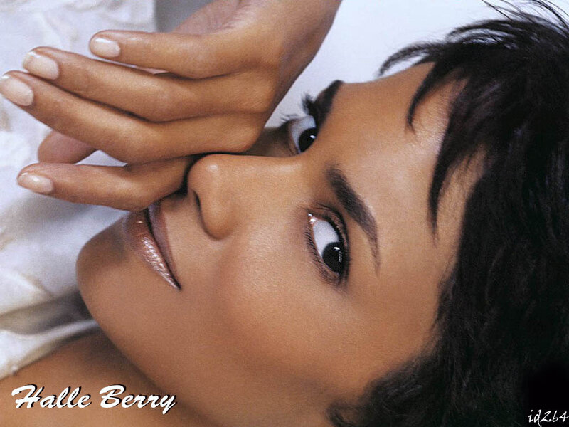 Halle Berry Lying Down