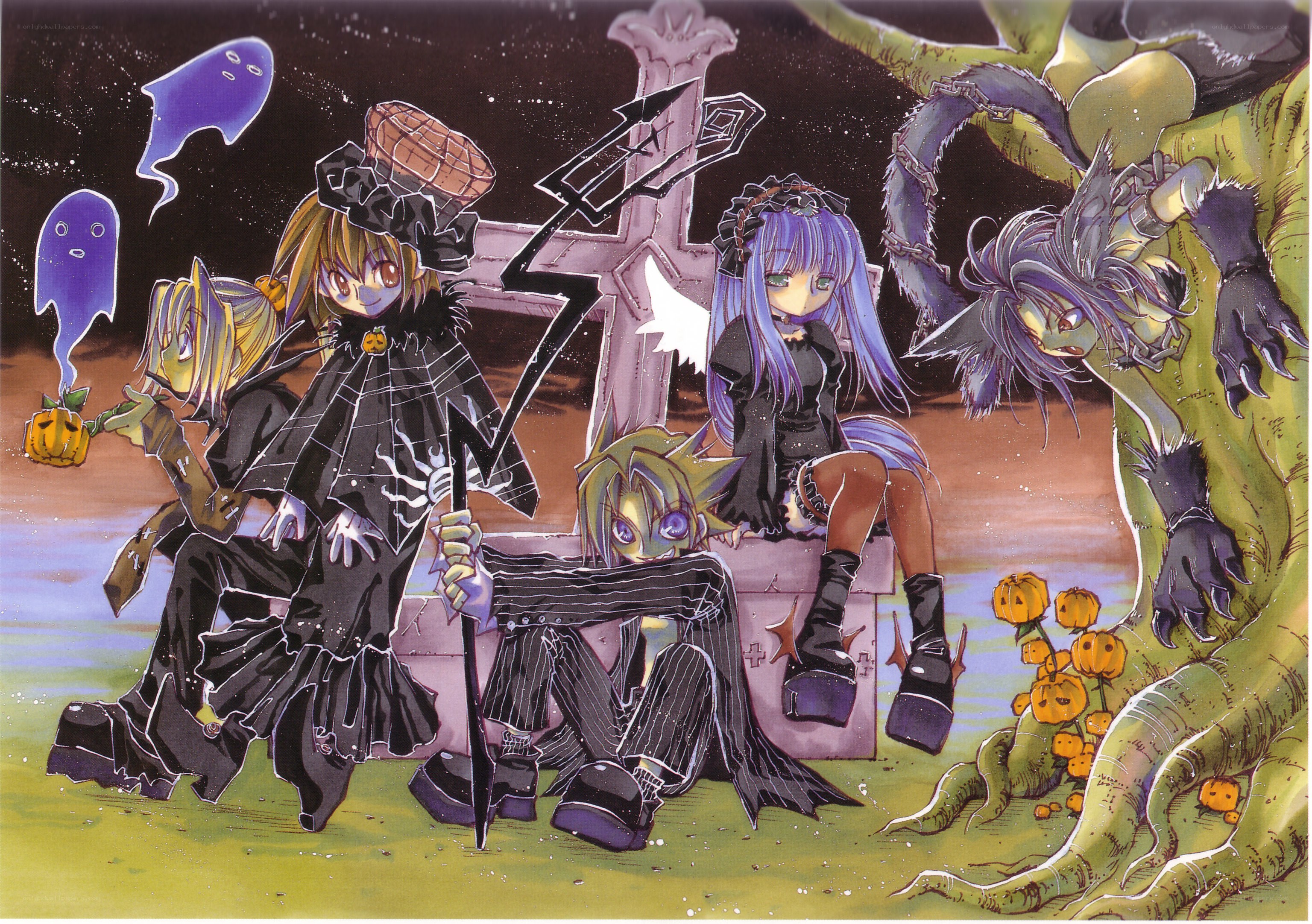 Halloween anime characters