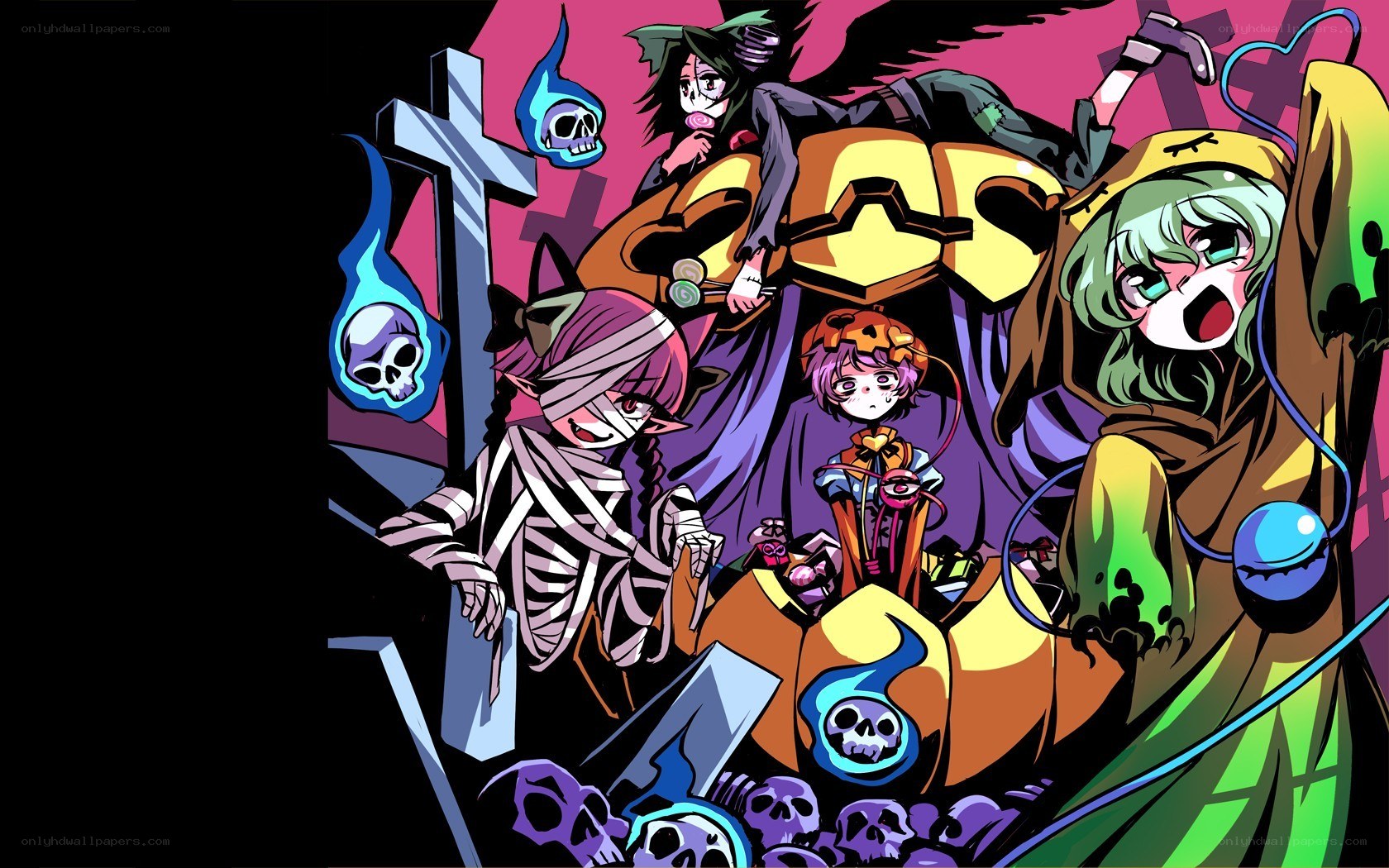 Halloween anime characters