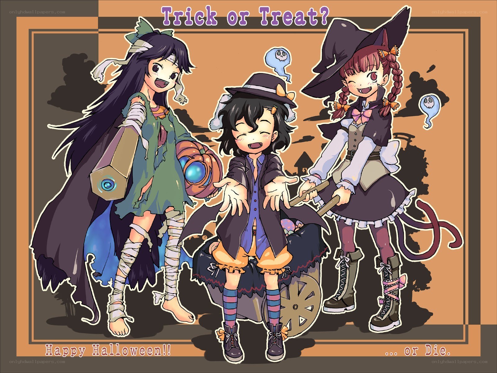 Halloween anime characters