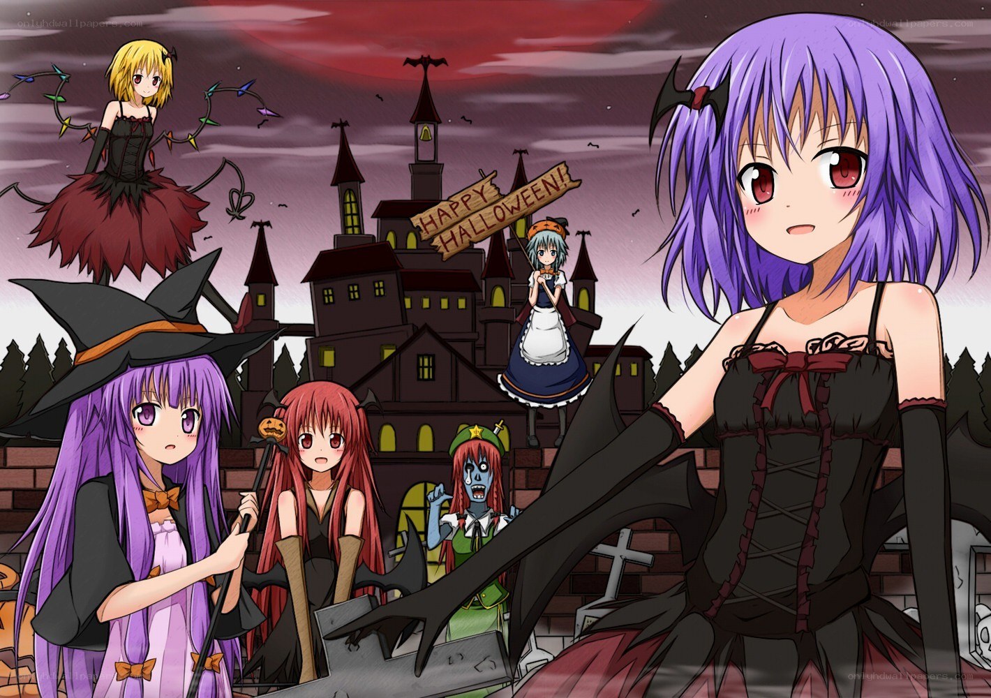 Halloween anime characters
