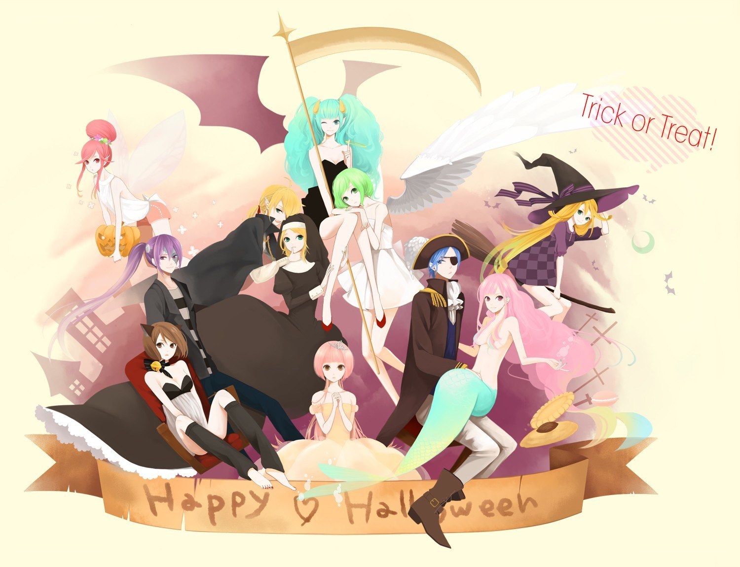 Halloween anime characters