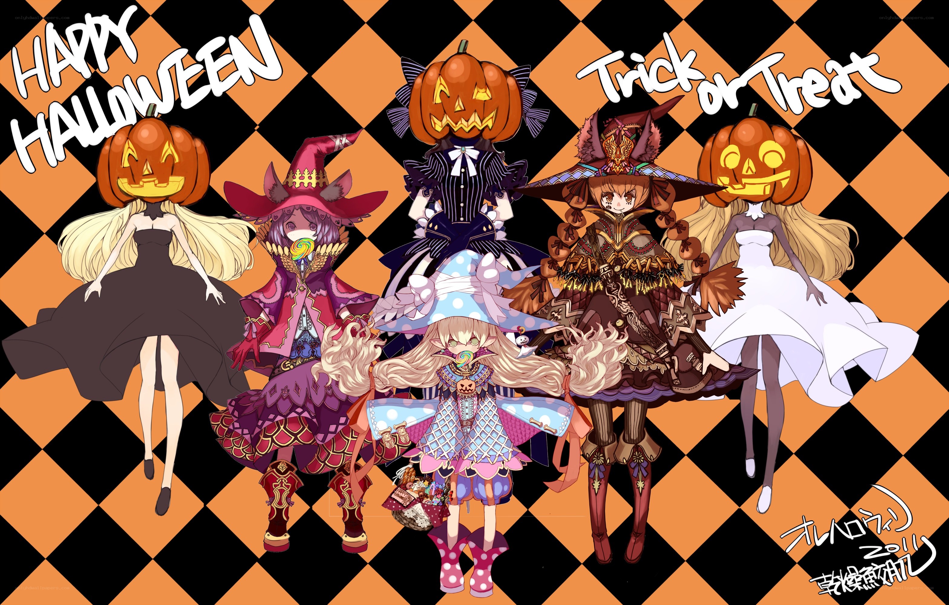 Halloween anime characters