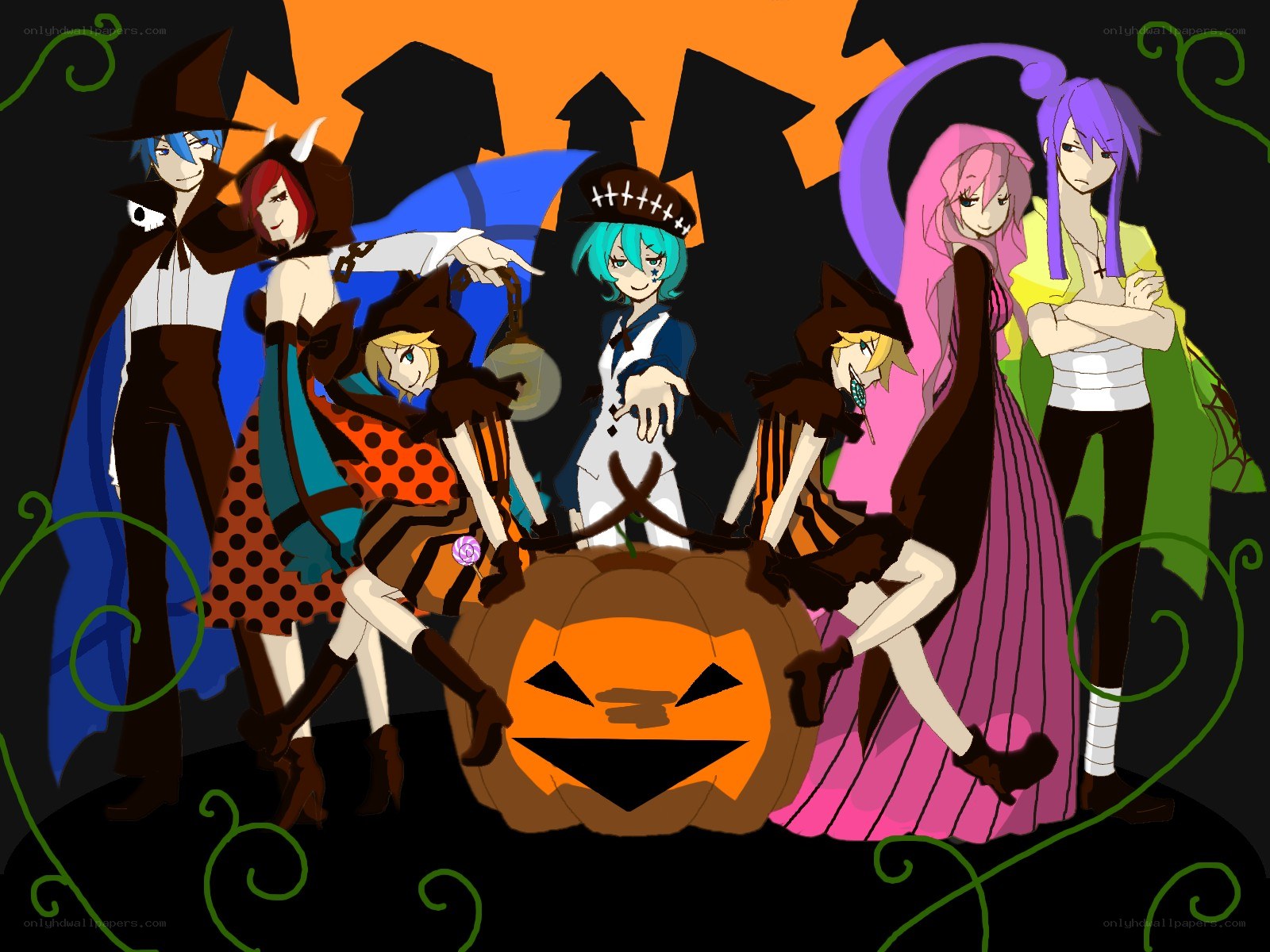 Halloween anime characters