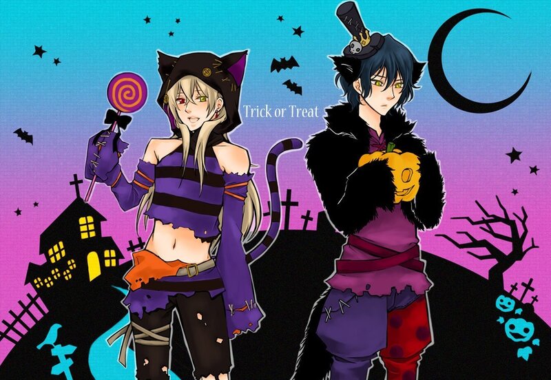 Halloween anime characters