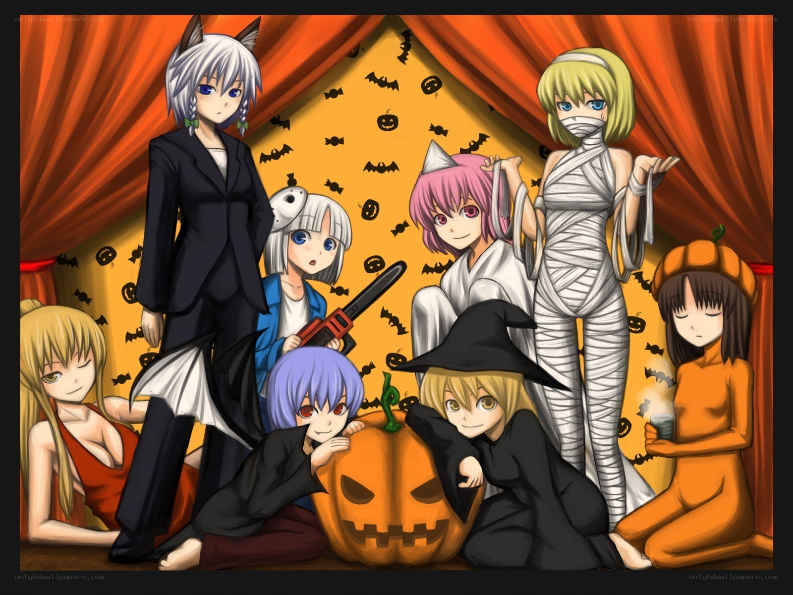 Halloween anime characters
