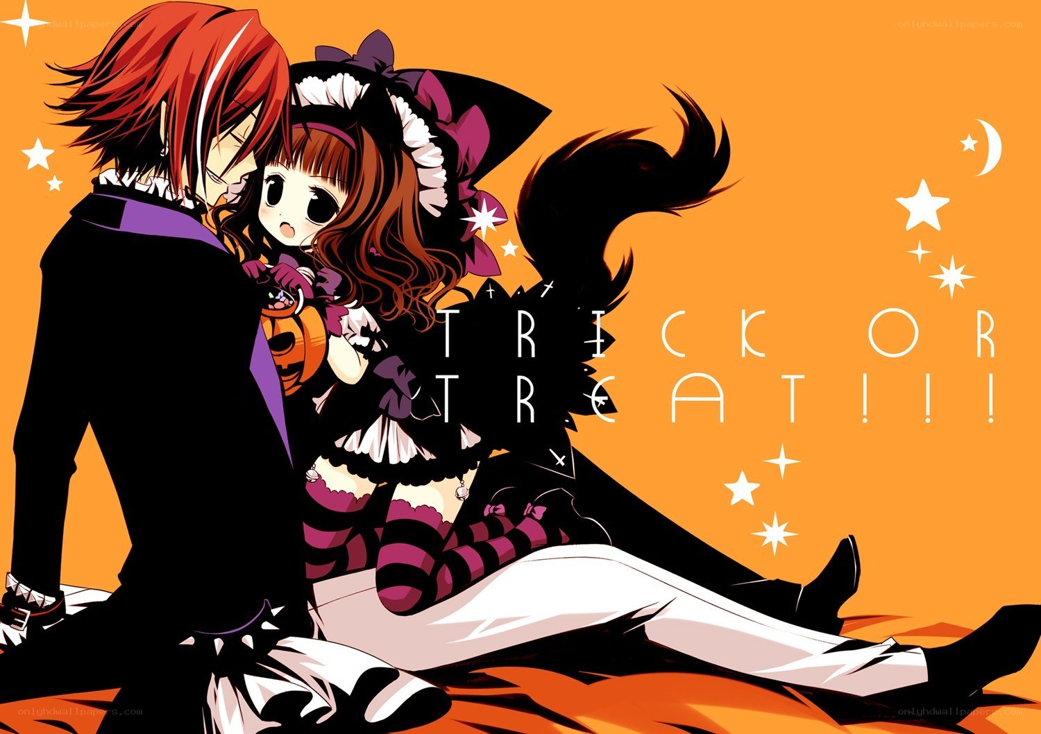 Halloween anime couple