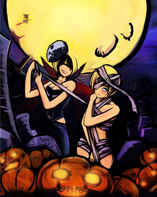 Halloween anime girls